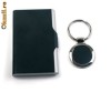 Set portcard vizit si breloc metal
