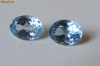 PERECHE DE TOPAZE NATURALE pentru cercei 1,90 ct.