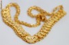 Colier placat aur deosebit lucrat manual 14KT stantat