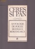 CERES SI PAN-ANTOLOGIE DE POEZIE BUCOLICA ROMANEASCA