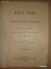 ANUL 1848 IN PRINCIPATELE ROMANE {tomul V, 1904, lipsa paginile 17-80}