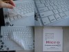 Protectie Skin tastatura Macbook Alba, taste imprimate, poze reale