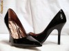 Pantofi negri ,eleganti, pentru femei , din piele lacuita (9930-361BLACK) BUFFALO 30 % REDUCERE