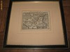 Harta veche Tarile Romane Ortelius 1598