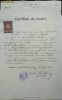Certificat de vestiri  ,Bucovina , 1905 , 9