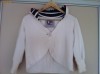 Sacou scurt bolero navy BERSHKA  bumbac, alb cu bleumarin, rosu size s/m