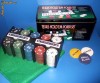 set poker Texas Hold'em 200 jetoane cu valoare inscriptionata in cutie Al ! Livrare oriunde in Ro.