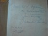 Carte cu dedicatie, semnat Justinian Patriarhul Romaniei