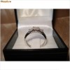 Superb inel din aur alb cu 27 de diamante naturale, 0.25ct - NOU