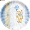 Set de 10 Farfurii  botez 23cm