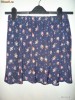 Fusta model floral ( bleumarin)S, M, L
