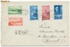 RFL 1938 Romania serie pictura Nicolae Grigorescu circulata efectiv pe plic