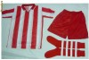 Echipamente de fotbal rosu-alb model 2