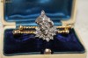 BROSA AUR14kt SI DIAMANTE-PIESA EXCEPTIONALA,DE COLECTIE!!!