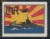 RFL ROMANIA anii 1930-35 vigneta neuzata marina-navigatie Liga Navala Romana