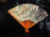 Evantaie din hartie, cu motiv japonez/ chinezesc cu doua imagini. Ideal pentru marturii nunta - doamne, dar si pentru utilizare personala.