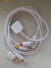 Cablu AV TV full HD Audio Video USB (incarcare+sincronizare) pt Apple iPad iPod iPhone 2G 3G 3GS 4, CALITATE EXCELENTA, OUTLET IASI !!!