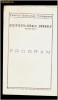 PROGRAMUL Concertului Societatii Corale Romania din Bucuresti - 1935