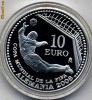 10 Euro 2003 - Spania - Argint - 27 gr. - Campionatul Mondial de Fotbal Germania 2006 - PROOF
