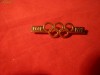 Ac de Cravata cu Insemn Olimpic -aurit -URSS 1972