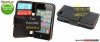 HUSA TOC PORTOFEL PIELE ECO PREMIUM + FOLIE CADOU IPHONE 4 - TRANSPORT GRATUIT!