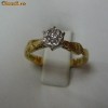 Inel aur 18 KT cu DIAMANT NATURAL SOLITARE  !! SUPERB !!