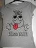 Bluza gri cu imprimeu o broscuta marca FISHBONE