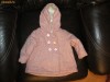 Palton fetite Debenhams roz 6-9 LUNI