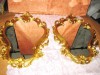 Splendid Set de doua oglinzi din calamina in stil Rococo