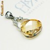 PANDANTIV BAG STYLE - SWAROVSKI ELEMENTS  -  MONTURA  ARGINT