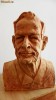 Bust ceramic REGELE MIHAI, lucrat manual - Unicat!