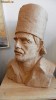 Bust ceramic TUDOR VLADIMIRESCU, lucrat manual - Unicat!