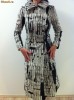 Desigual - Palton dama alb negru