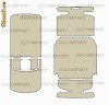NOKIA 8600 LUNA Folie Skinz , profesionala , protectie , invizibila , full body , carcasa , ecran , laterale , spate , folie telefon , tableta