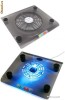 Masuta suport laptop notebook cooler pad - 1 cooler / led albastru / alimentare USB