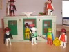 playmobil soldati cowboys si indieni , casa western 1/32