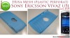 HUSA ALBASTRA BABY BLUE AIR MESH PERFORATA SONY ERICSSON VIVAZ U5i - TRANSPORT GRATUIT