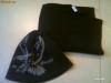 Vand set caciula si fular, copii 3 la 4 ani, Garret Club, negru