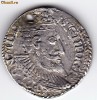 Polonia TRIPLUGROS-TROJAK argint 1598,Sigismund III,moneda din salba