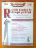 REVISTA ROMANA DE DREPT PRIVAT NR. 1/2008