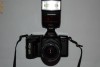 Vand aparat foto RICOH pe film,cu 2 obiective si blitz