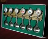 SUPERB SET DE 6 LINGURI CU PORTELAN PICTAT - GERMANIA