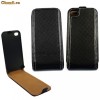 Super OFERTA - Husa din piele, model NOU, design deosebit - compatibila cu Apple iPhone 4