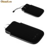 NOU - Husa / Toc, din piele, model deosebit - compatibila cu Apple iPhone 4 si 4S
