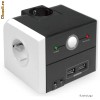 Multipriza cub cu protectie la supratensiune