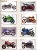 Lot 10 calendare de buzunar - motociclete-