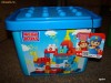 Lichidare stoc - Castel Cuburi Mega Bloks Rescue Center Building Block Bucket (1 - 5 ani)
