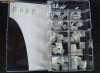 tipsuri pedichiura, set 100 buc, tipsuri picioare natur, tipsuri naturale, unghii false
