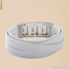 Bratara clubbing piele FOSSIL JF86104 noua cu eticheta, in cutie metalica Fossil