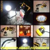 LANTERNA FELINAR FAR LAMPA FRONTALA MANER pentru CASA PESCUIT VANATOARE CAMPING 9 LED-uri  ACUMULATOR FIELD WORK LAMP